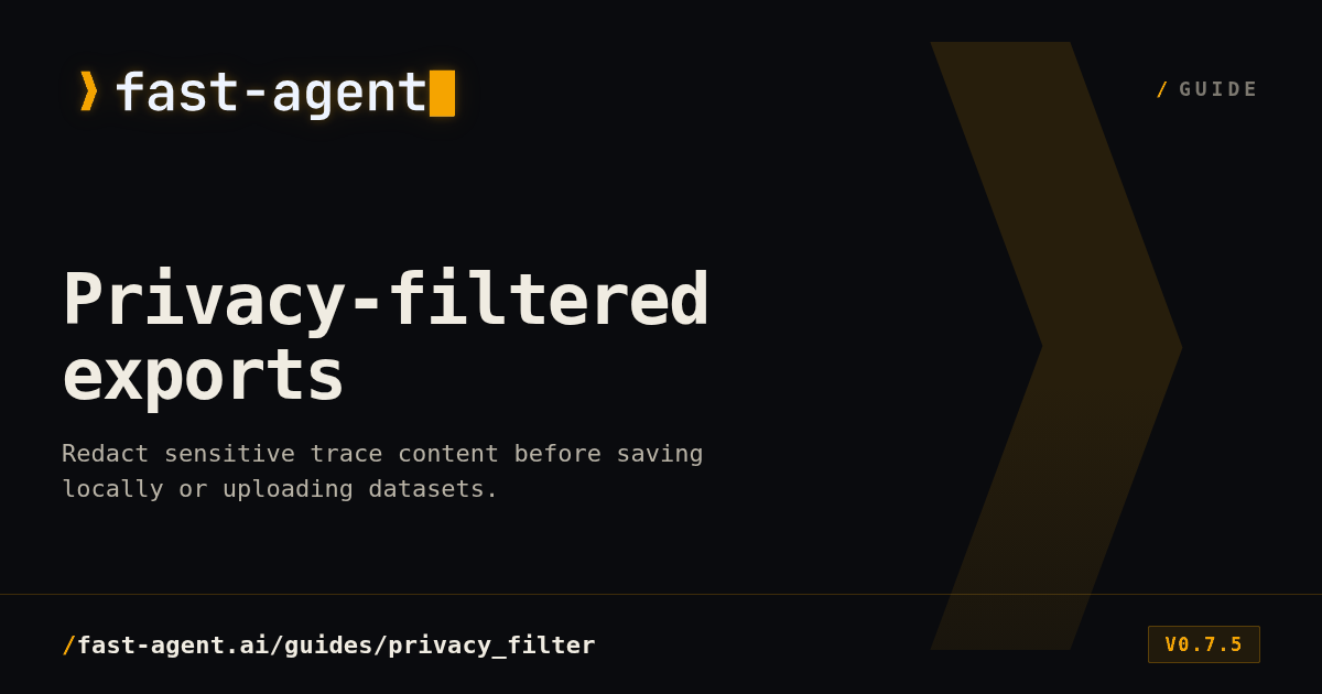 Privacy filter screenshot